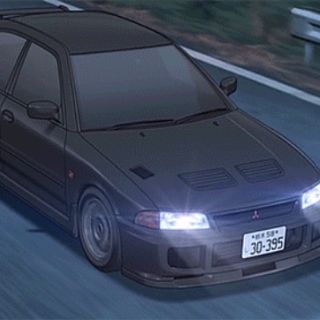 Initial D Japanese license plate 1:1 Mitsubishi Evolution 3 EVO 3 [朽木58 ...