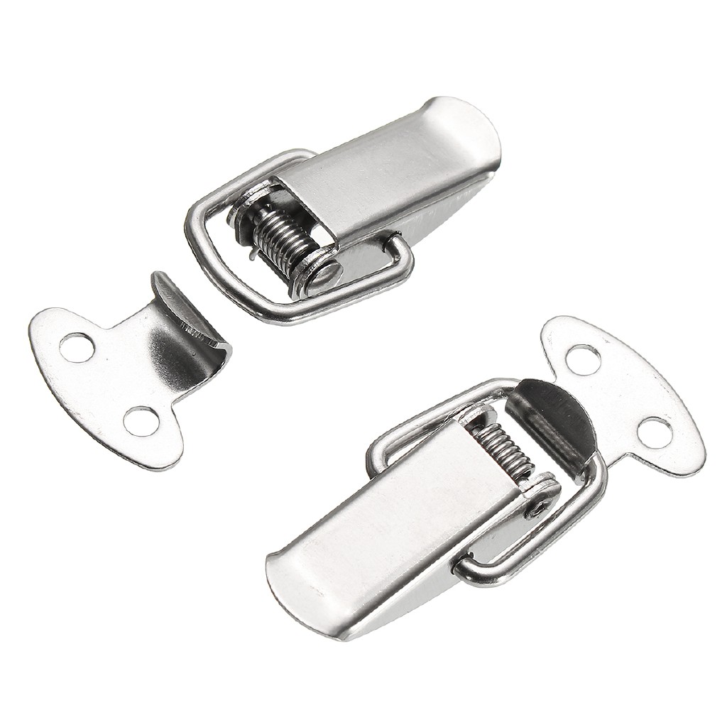 4Pcs Case Box Lock Toggle Latch Hasp Spring Loaded Latch Buckle Stainless Steel