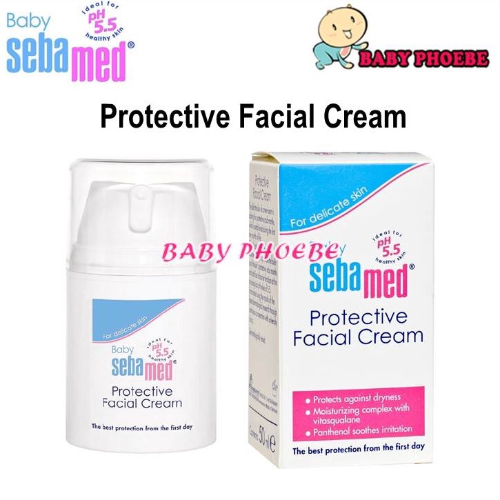baby sebamed protective facial cream