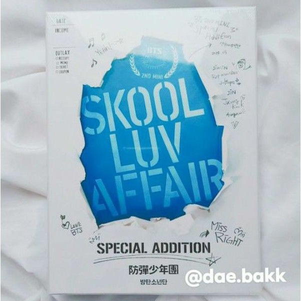 BTS Skool Luv Affair Special Edition Official Album Shopee Malaysia