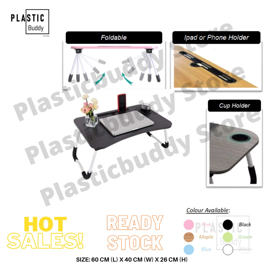 Meja  Serbaguna Meja  Laptop  dan Ipad Lipat Anti Slip 