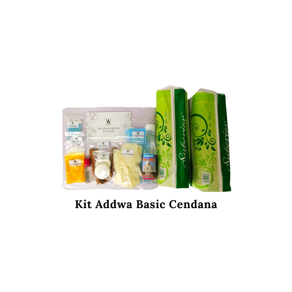 Kit Addwa Basic Cendana Gaharu Set Pengurusan Jenazah Shopee Malaysia