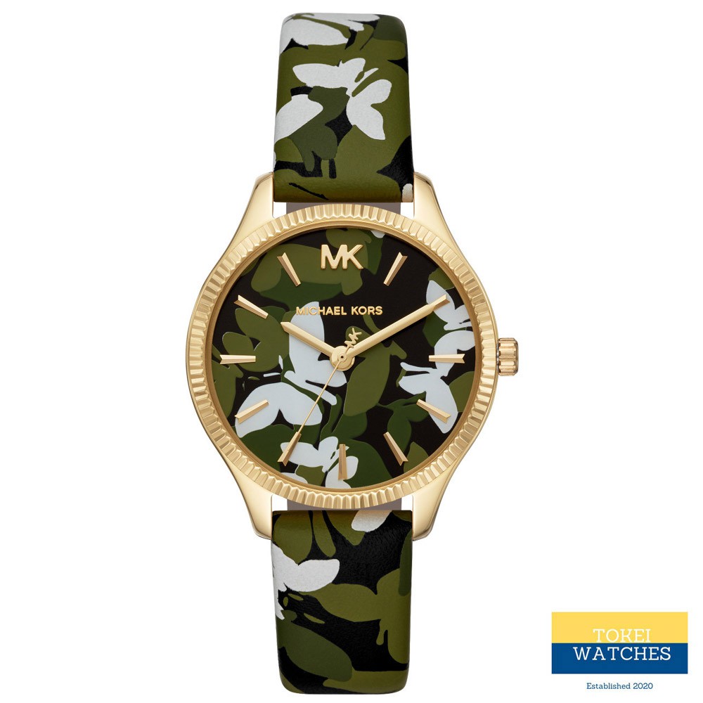 mk floral watch