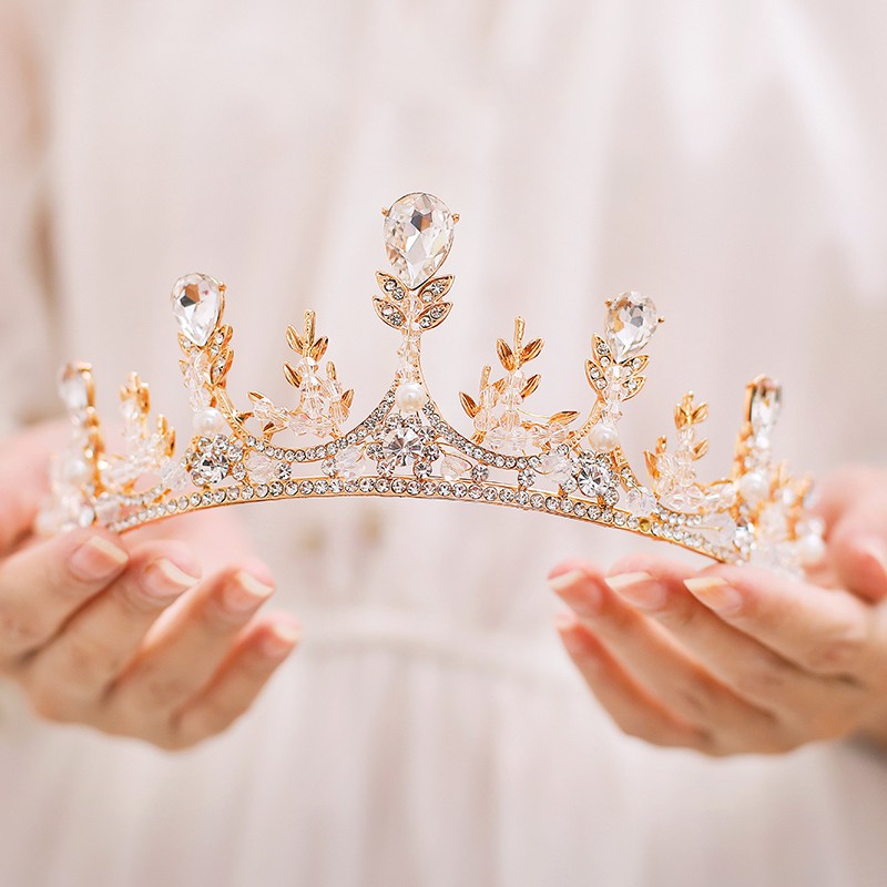 Accessoires Haaraccessoires Hoofdbanden & Tulbanden Gold Lace Crown; Gold Festival Crown; Gold Glitter Crown; Gold Adult Crown; Adult Birthday Crown; Photoshoot Crown; Gold Crown; Adult Crown 