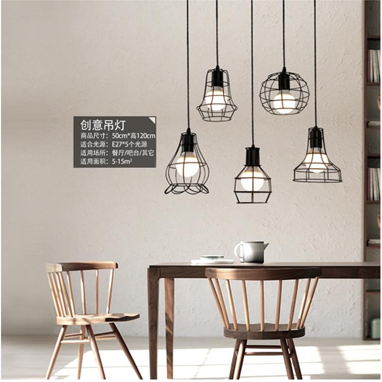 Creative Pendant Light Single head Lampu  hiasan siling 