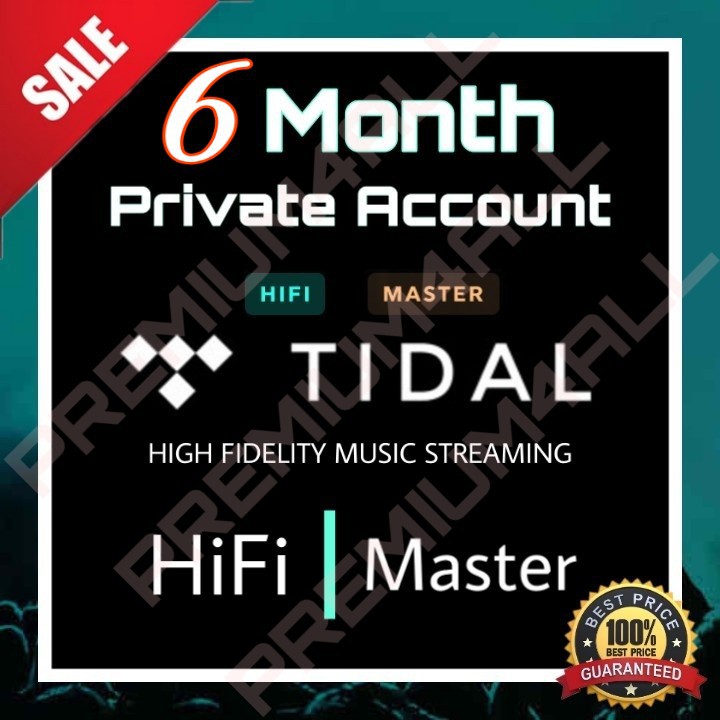 Tidal Hifi Master 6 Month Private Acc Share Crack Premium Promotion Ios Android Pc Mac Shopee Malaysia