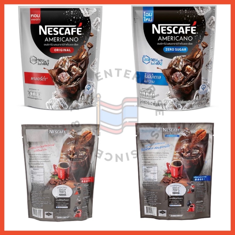 Nescafe Iced Americano Instant Coffee Mix Powder with Roasted Arabica