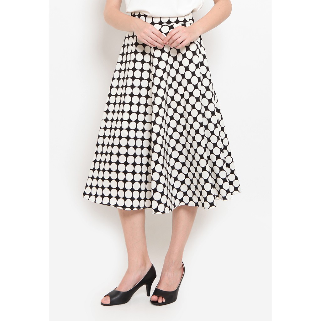 Heart and Feel Polkadot Skirt With Back Tie