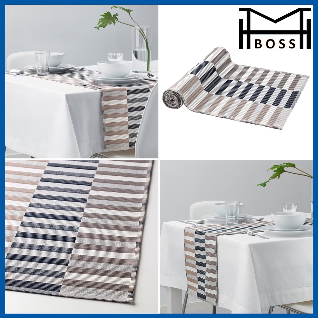 IKEA TABLE RUNNER MARIT MITTBIT TABLE RUNNER 35X130CM SELENDANG MEJA