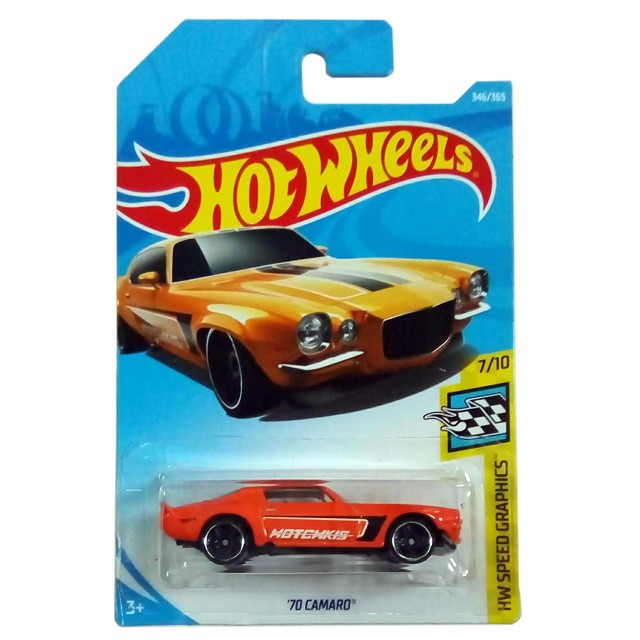 hot wheels 70 camaro orange