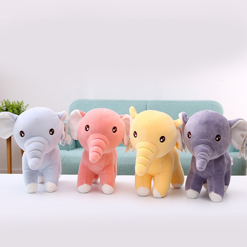 rainbow elephant stuffed animal