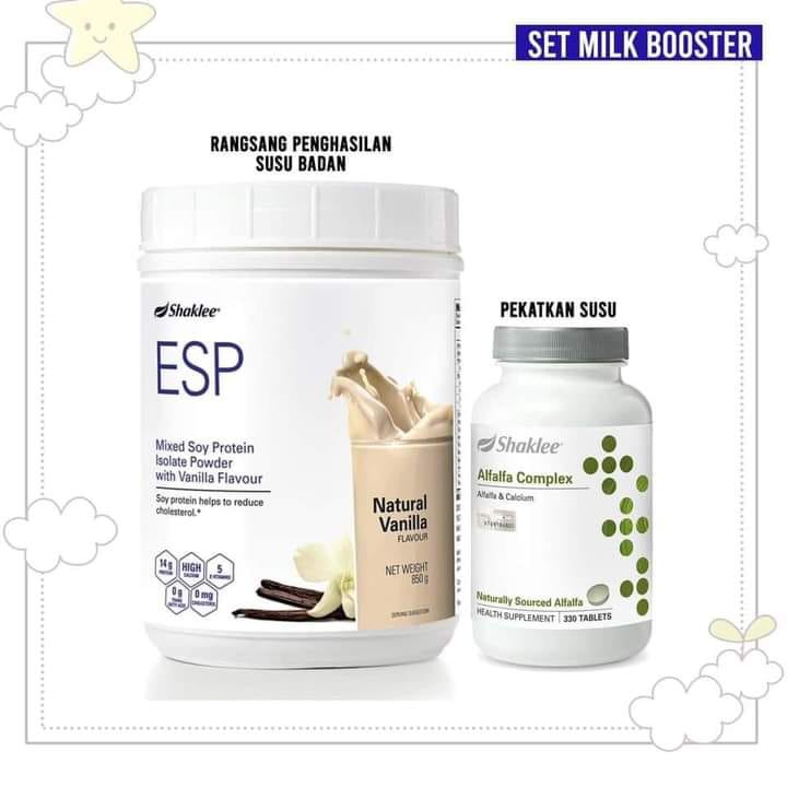 Shaklee Milk Booster Set Penggalak Susu Esp 850g Alfalfa S 330 Tablets Best For Ibu Menyusu Increase Susu Ibu Shopee Malaysia