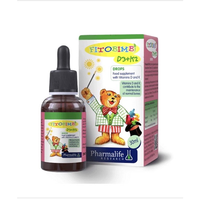 Pharmalife Fitobimbi D3 + K2 30ml Siro Shopee Malaysia