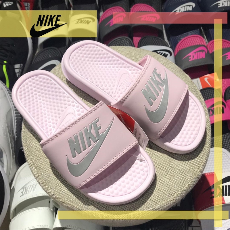 nike sandals pink