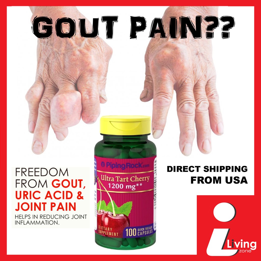 Ultra Tart Cherry 1200mg Gout Treatment Supplement, AntiInflammatory