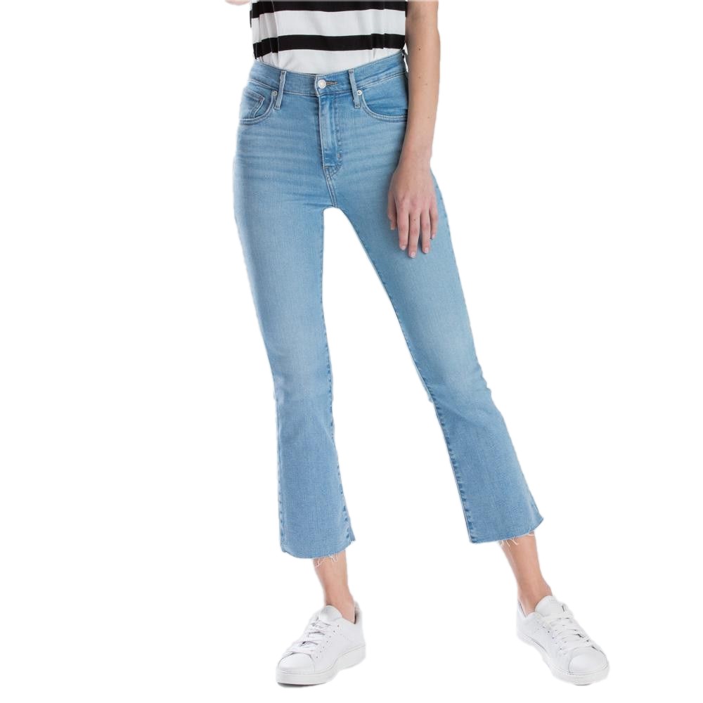 levi's cropped flare jeans