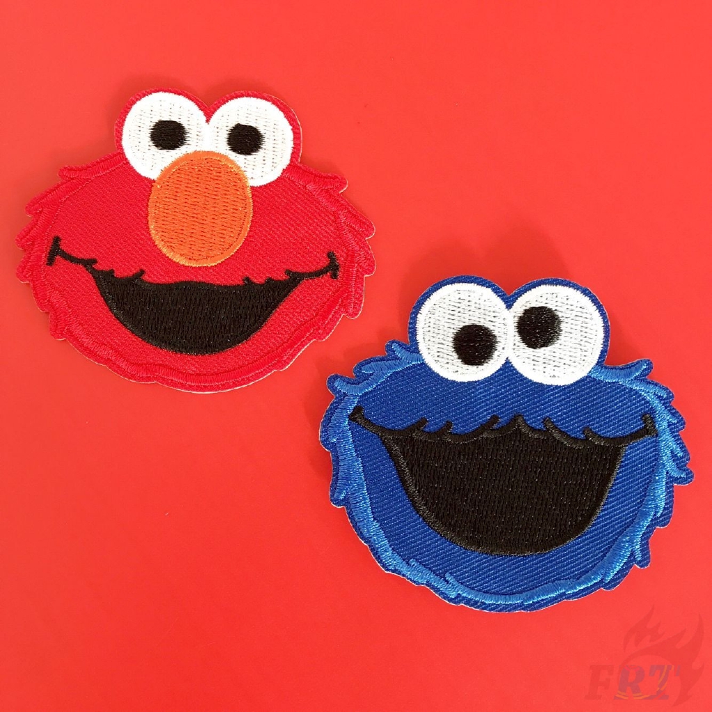 New Cute Red Elmo Sesame Street Embroidered Patch Applique Badge Iron Sew On