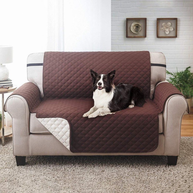 Pet Plaid Design Sofa Cushion Waterproof Sofa Cover Cat Protective