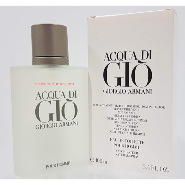 acqua di gio pour homme tester