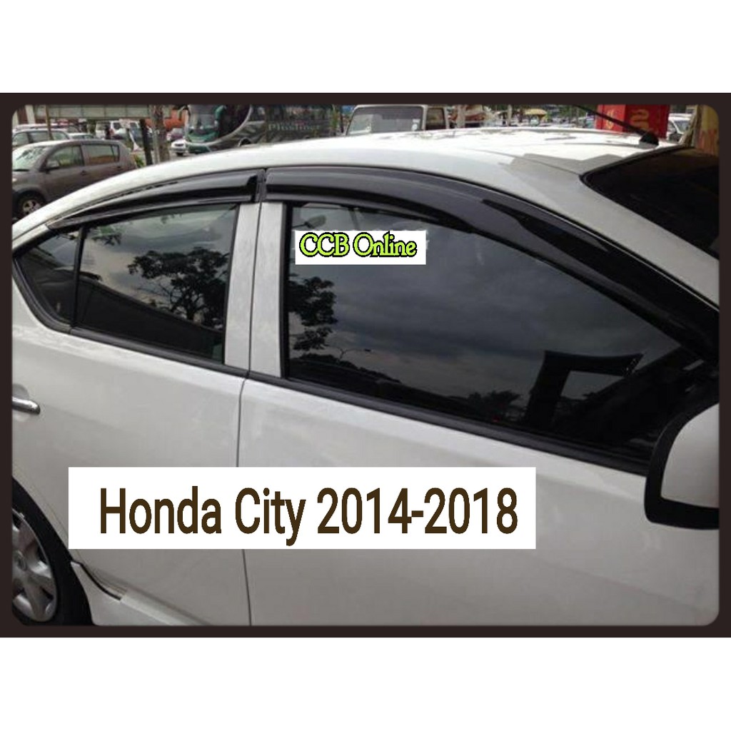 Mugen Style Door Visor For Honda CITY 2014 2019 Shopee Malaysia