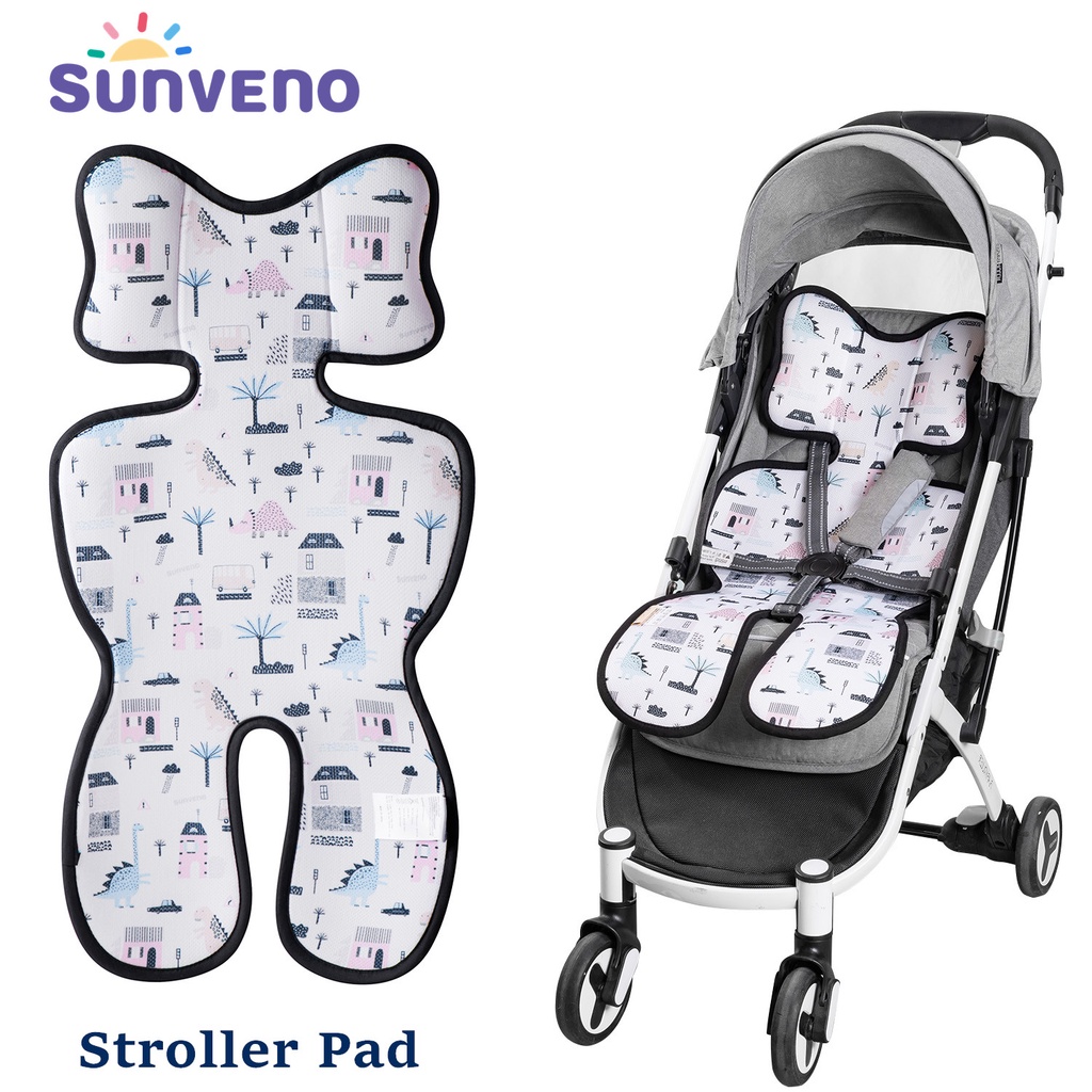 Sunveno Baby Stroller Accessories Comfortable Cool Baby Stroller Liner General Seat Cushion Kids Pushchair Cushion Stroller Pad