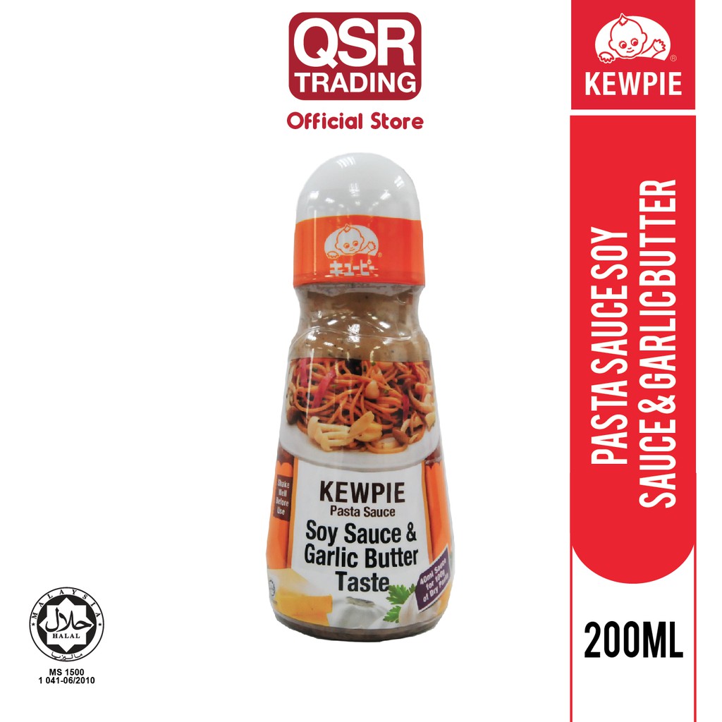 KEWPIE Pasta Sauce Soy Sauce And Garlic Butter (200ml) Shopee Malaysia