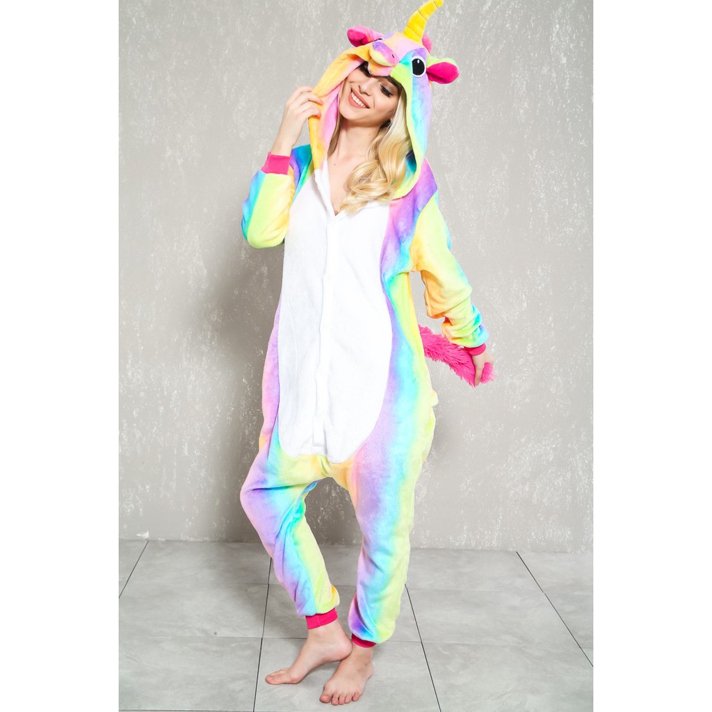 rainbow unicorn onesie