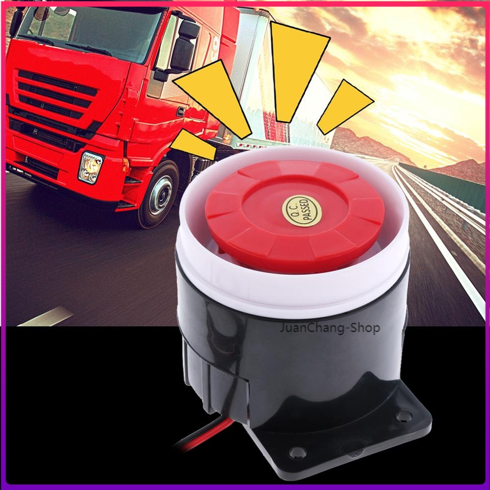 DC 12V Car Warning Siren Backup Alarm Horn Warning Sound Beeper Reverse Siren Horn for Trailer/Truck/RV/ATV/Quad Car Accessories asesori kereta