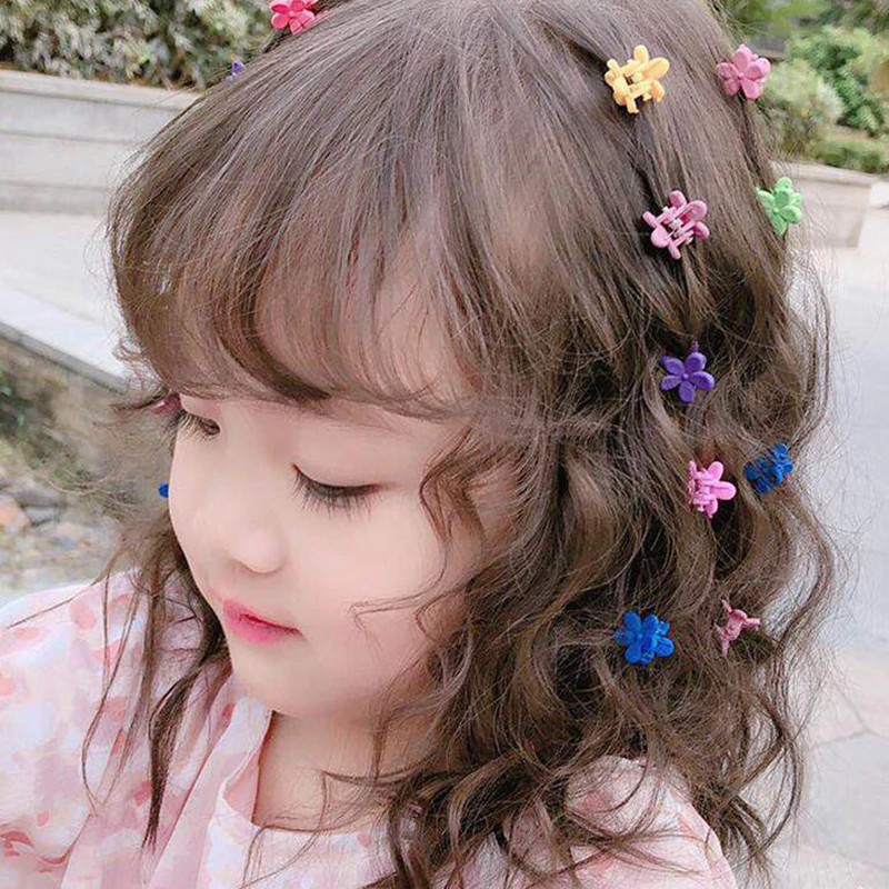 20pcs/box Girls Cute Mixed Color Mini Clamps Jaw Hairpin Hair Claw Hair  Clips | Shopee Malaysia