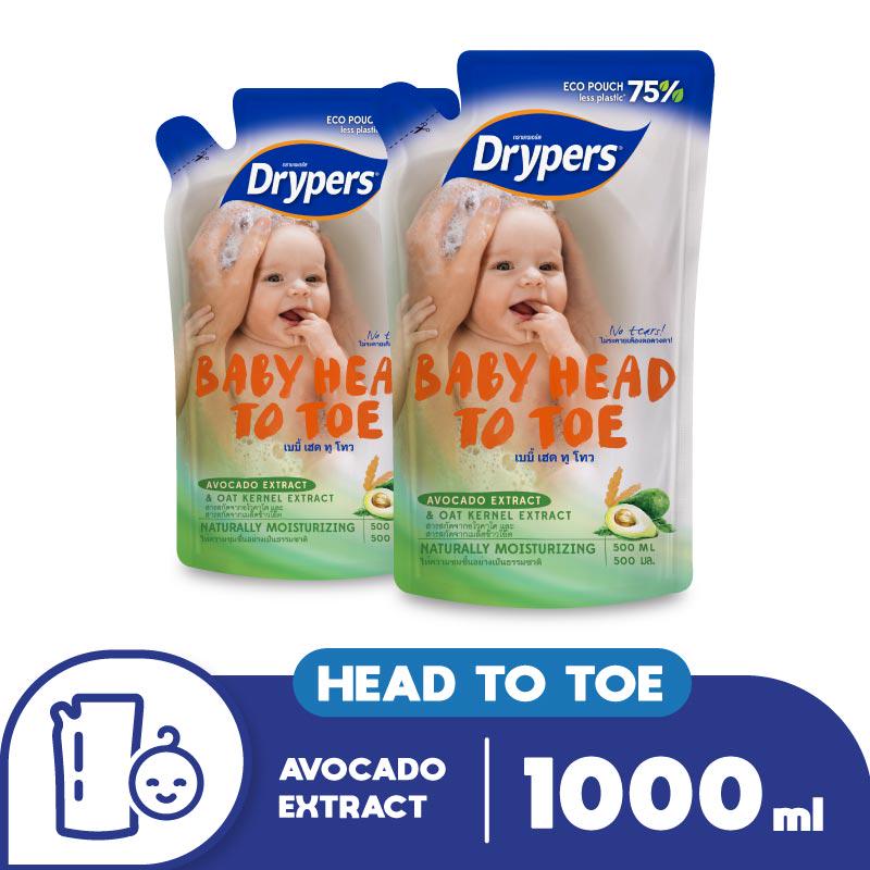 drypers head to toe wash