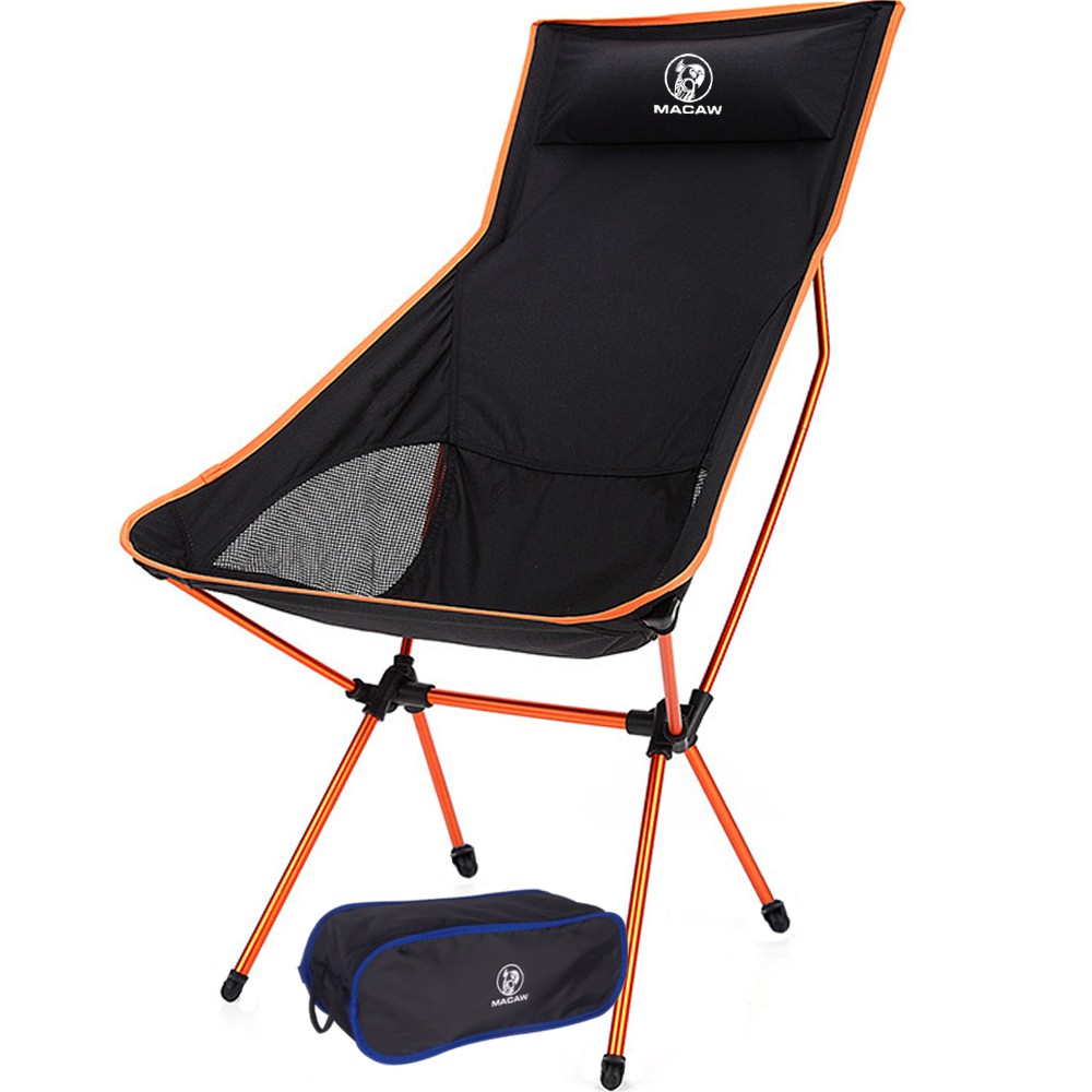 orange folding camping chairs