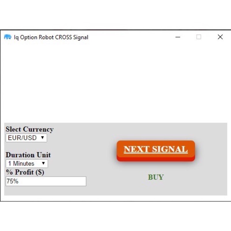 IQ OPTION SIGNAL ROBOT (Software) Malaysia