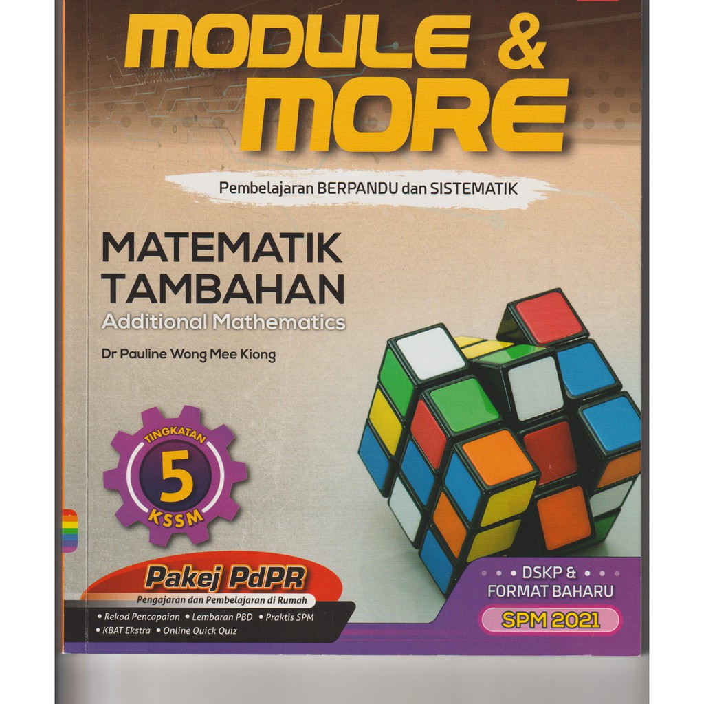 2021 New Format Module More Kssm Matematik Tambahan Tingkatan 4 5 Bilingual Shopee Malaysia
