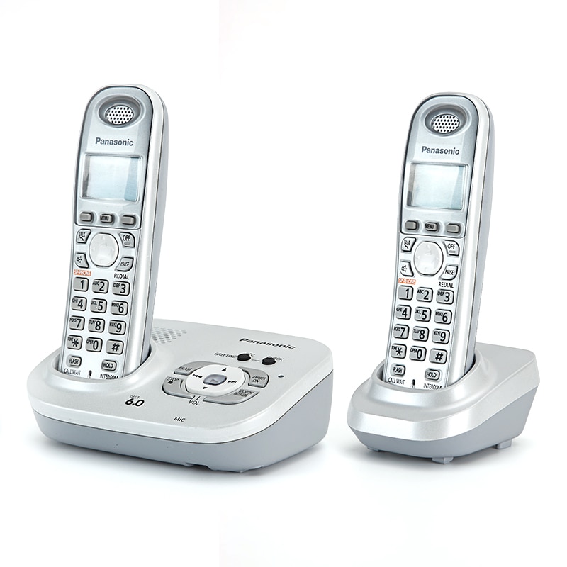 Digital Cordless Phone With Answer Machine Handfree Voice Mail Backlit Lcd Wireless Telephone For Office Home Black Shopee Malaysia