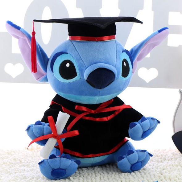 stitch graduation plush