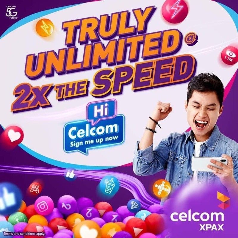 Buy Celcom Online Class Unlimited Plan Celcom Xpax Prepaid Unlimited Internet Calls Seetracker Malaysia