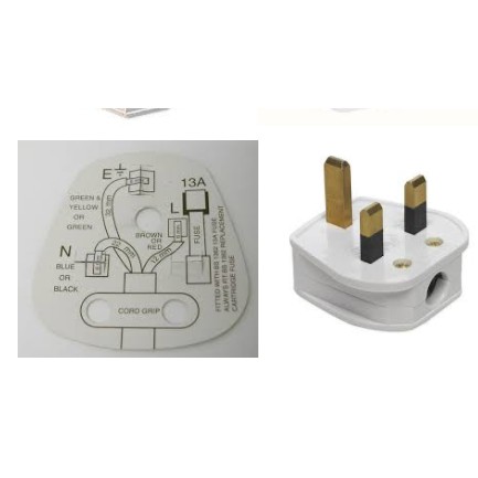 Mk 654 Oem 13a 3 Pin Fused Plug Top With Sirim Approval Kepala Plug Big Wall Hardware Lazada