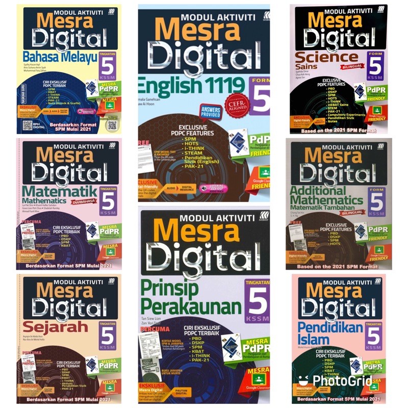 Buy BUKU LATIHAN MODUL AKTIVITI MESRA DIGITAL TINGKATAN 5 (jawapan