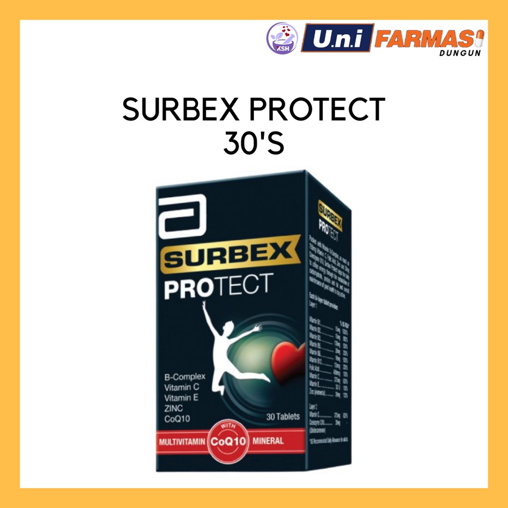 ABBOTT SURBEX PROTECT (30 TABLETS) | Shopee Malaysia