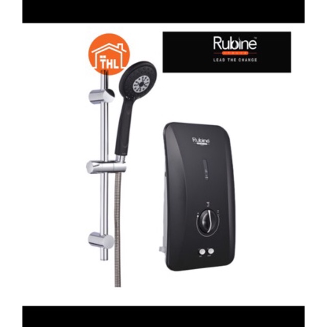 Rubine Flusso Inverter Silent DC Booster Pump Water Heater Matt Black Shopee Malaysia