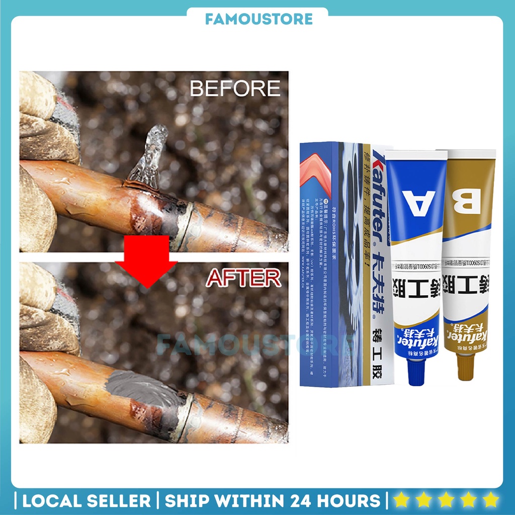 100g 65g Strong Kafuter A+B Metal Repairing Leaking Adhesive Glue