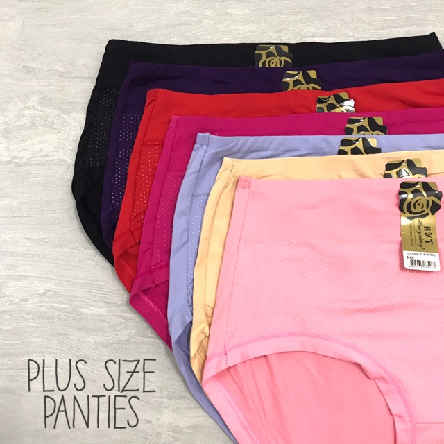 Plus Size Women Panties Seluar Dalam Wanita Besar 大码内裤 5pcs In A Box Ready Stock Shopee Malaysia