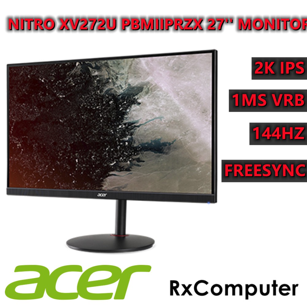 ACER NITRO XV272U PBMIIPRZX 27 INCH WQHD 2K IPS ( 1MS VRB / 144HZ ...