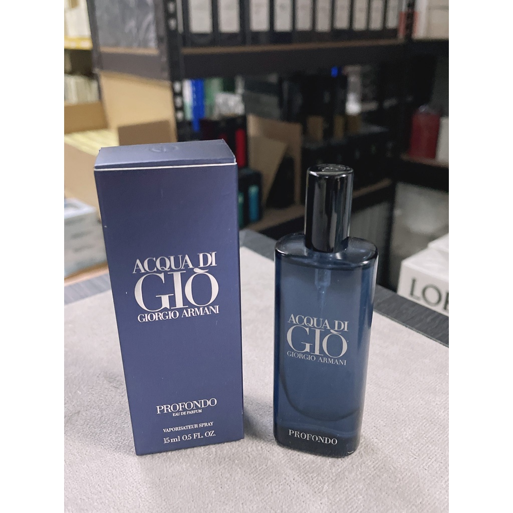 Giorgio Armani Acqua Di Gio Profondo 15 ml Eau De Parfum EDP For Men |  Shopee Malaysia