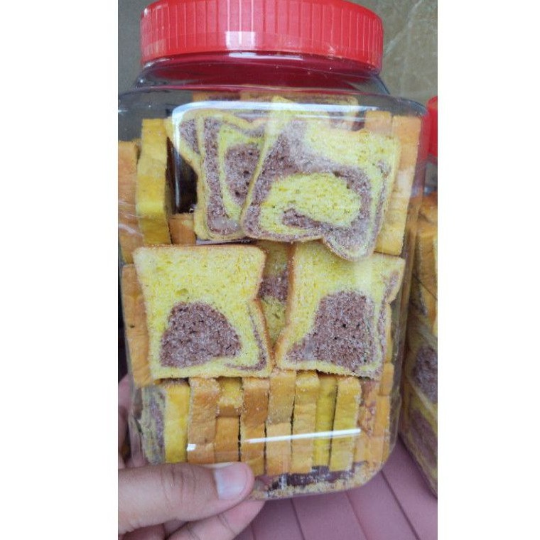 roti potong kering majerin bergula perasa coklat roti bakar satu balang ...