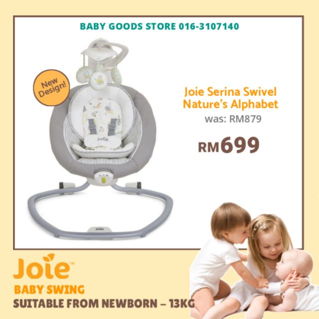 joie serina swivel natures alphabet seat