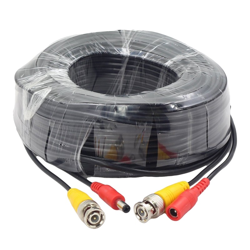 Bnc Video And Dc Power Extension Cable Lead With Connector For Surveillance Cameras Cctv Security Camera Connector 30m Shopee Malaysia