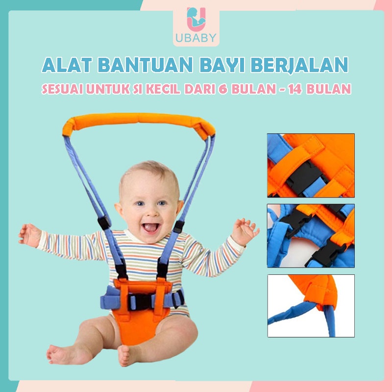 Alat Bantuan Bayi Belajar Berjalan Pembantu Baby Walking Assistance Foldable Care Baby Walking Belt
