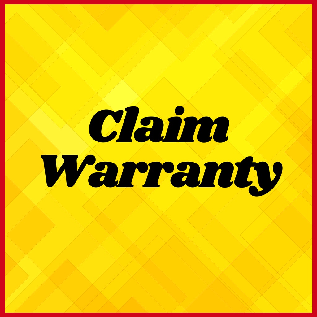 【DO NOT PURCHASE】CLAIM WARRANTY KALAU ROSAK / BARANG KURANG / ROSAK