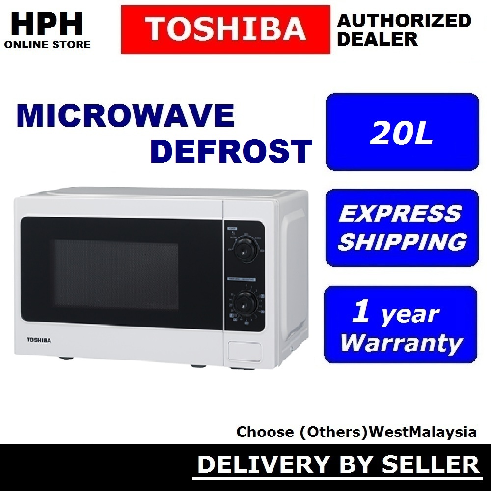 TOSHIBA Microwave Oven 20L with Defrost ERSM20(W)MY Shopee Malaysia